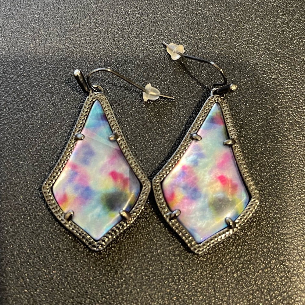 Kendra Scott Alex Gunmetal Earrings